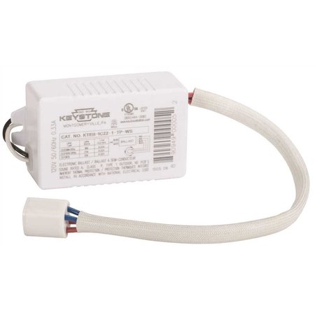 KEYSTONE TECHNOLOGIES 13-Watt 1-Lamp Circleline Rapid Start Electronic Fluorescent Replacement Ballast KTEB-1C22-1-TP-WS